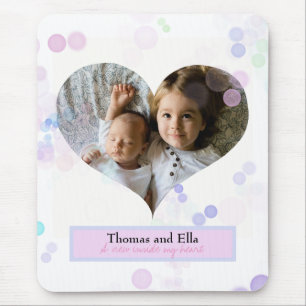 Mousepad Ver retrato de dentro meu coração amado