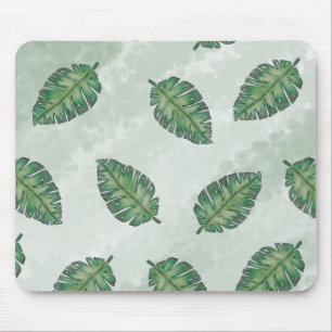 Mousepad Verão com folha verde