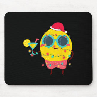 Mousepad Verão Havaiano Tropical Natal Limão Divertido Nata