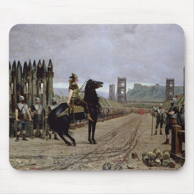Mousepad Vercingetorix antes de Caesar, 52 BC, 1886 (Frente)