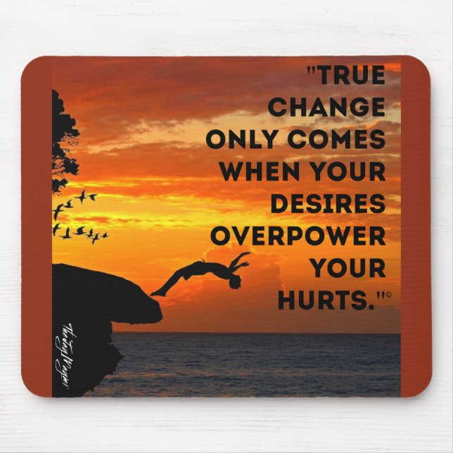 Mousepad "Verdadeira mudança" (Frente)