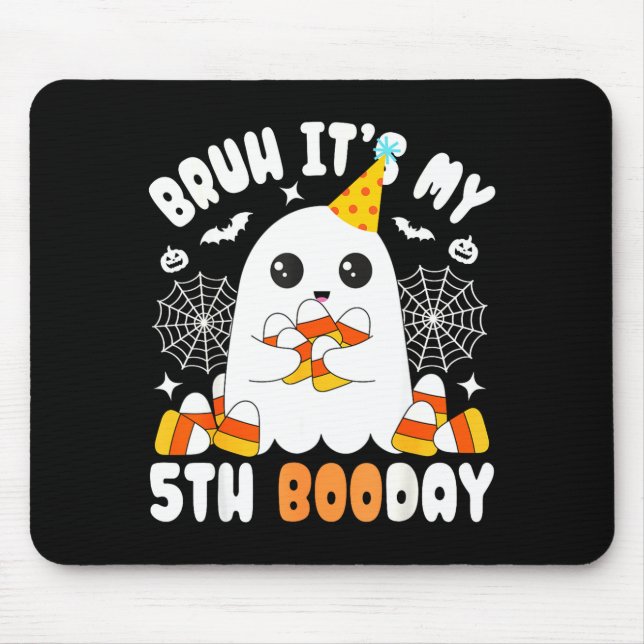 Mousepad Verdadeiro É Meu 5º Dia do Fantasma, Dia das Bruxa (Frente)