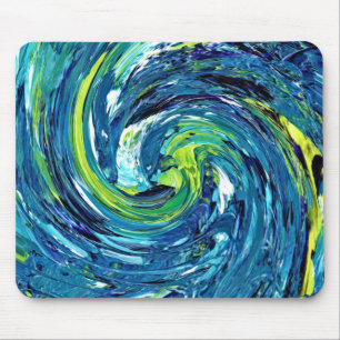 Mousepad Verde Azul