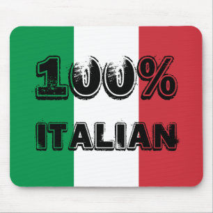 Mousepad Verde Branco Vermelho Tricolor 100% Italiano