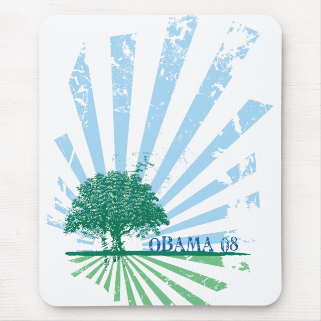 Mousepad Verde de Obama (Frente)