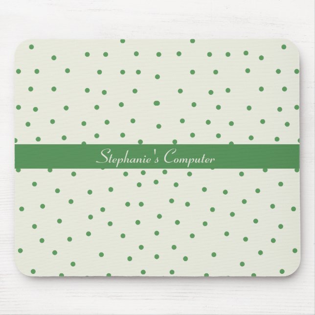 Mousepad verde e branco (Frente)