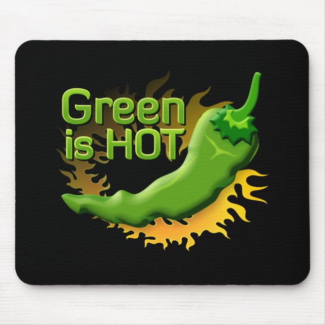 Mousepad Verde é QUENTE (Frente)