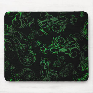Mousepad Verde Floral