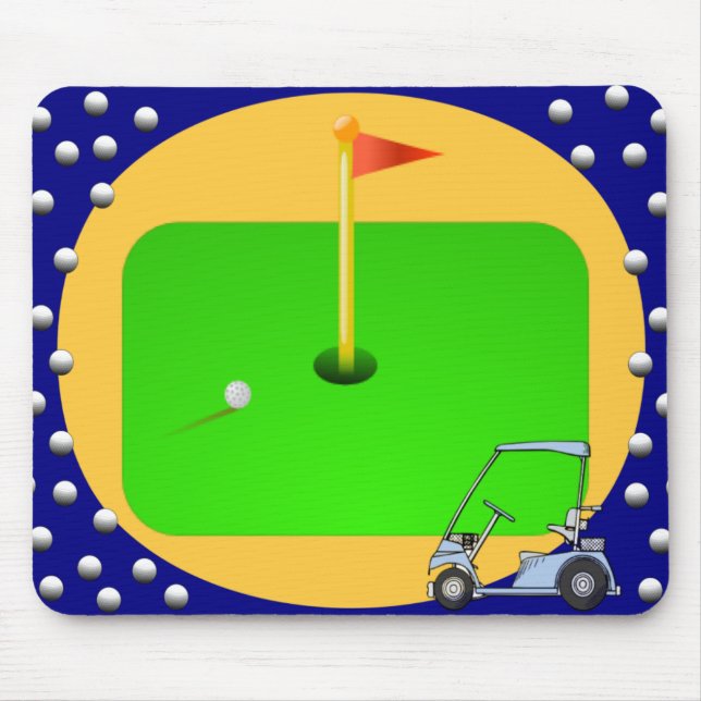 Mousepad Verde Golfing (Frente)