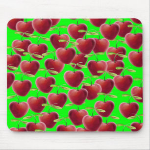Mousepad Verde limão Cherry Splash