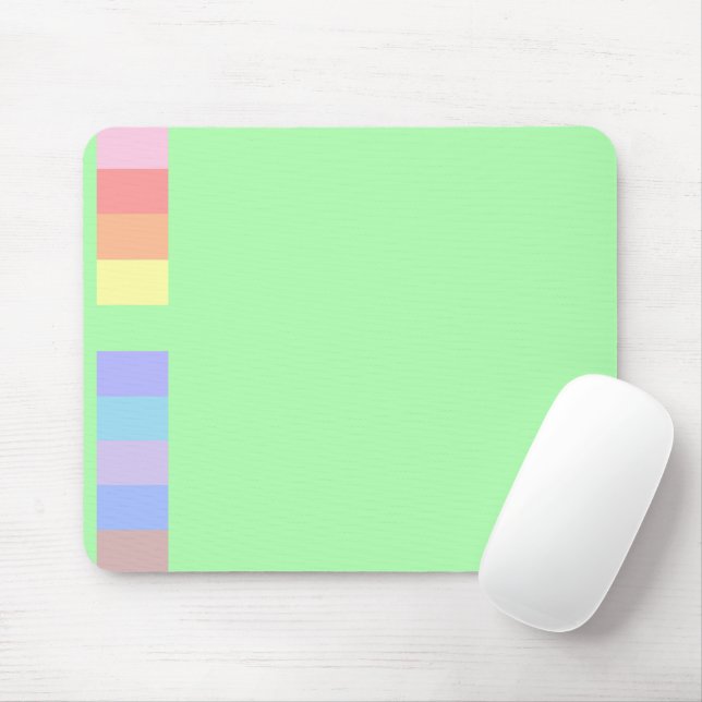 Mousepad Verde limão de Pastel (Com mouse)