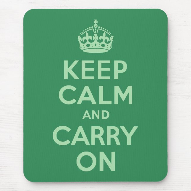 Mousepad Verde-Mar Calma e Continua (Frente)