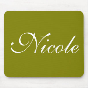 Mousepad Verde Oleícola, Nome Personalizado