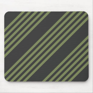 Mousepad Verde-oliva e carvão de cinco faixas