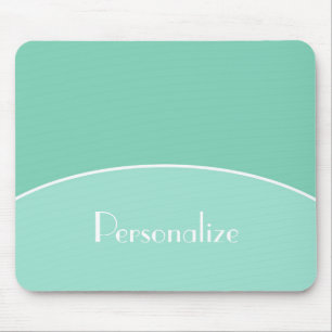 Mousepad Verde profissional chique moderno da hortelã com