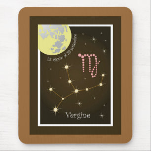 Mousepad Vergine 23 al 23 Mauspad settembre agosto