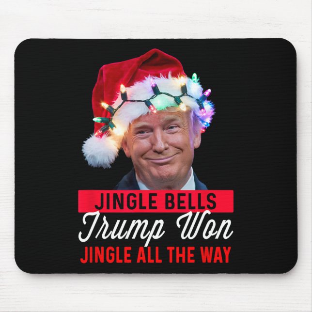 Mousepad Vergonhota de Natal Sinos de Jingle Engraçados Tru (Frente)