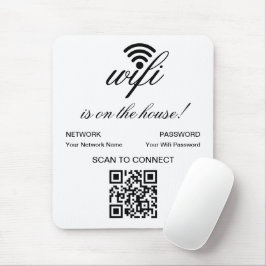 Mousepad Verificação de Internet Wifi de Código QR Personal