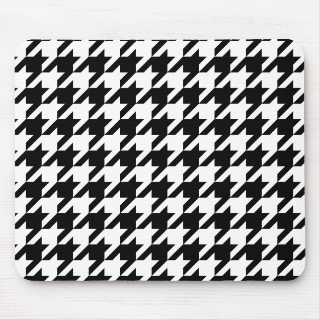 Mousepad Verificação de Tonalidade Preta e Branca (Frente)