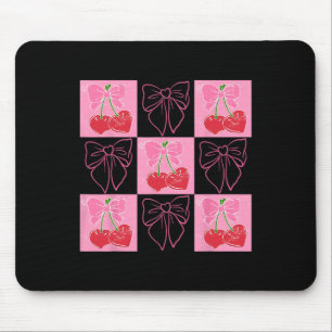 Mousepad Verificado Cereja Coquete Amo Você Muito Cereja