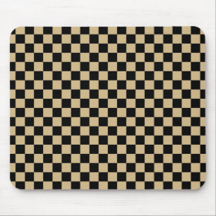 Mousepad Verificado em preto e latão