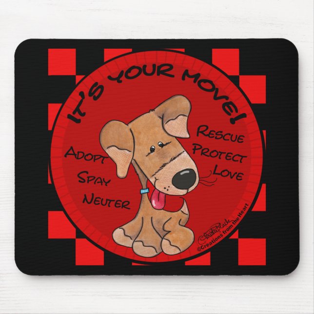 Mousepad Verificador de Cachorros - Conselho (Frente)