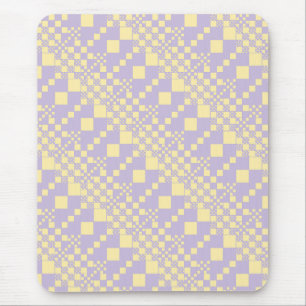 Mousepad Verificados, Controlos - Amarelo Pastel e Roxo