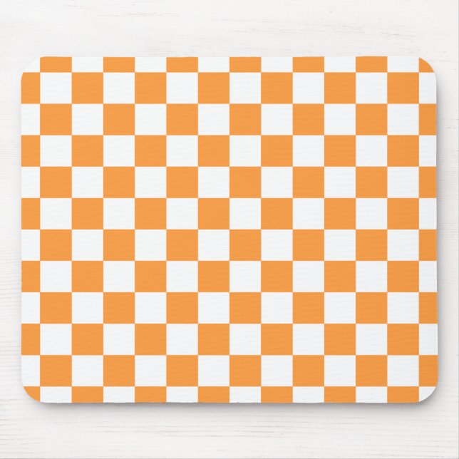 Mousepad Verificar Padrão do Conselho Branco x Laranja (Frente)