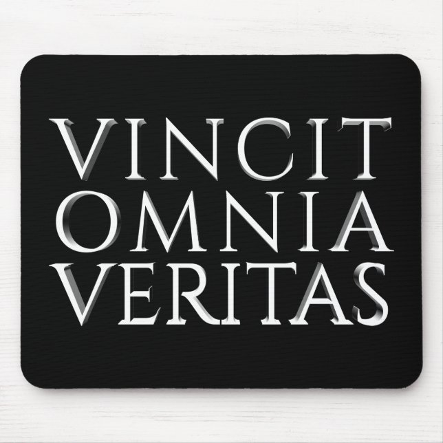MOUSEPAD VERITAS OMNIA VINCIT SUPORTE DE MOUSE (Frente)