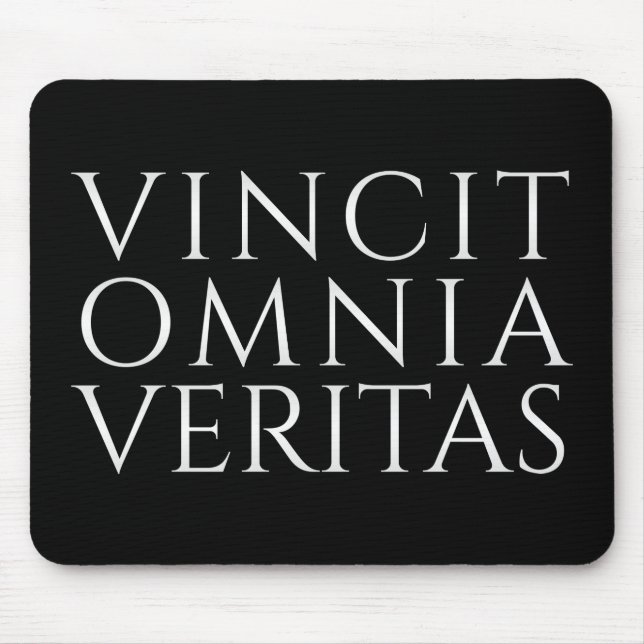 MOUSEPAD VERITAS OMNIA VINCIT SUPORTE DE MOUSE (Frente)