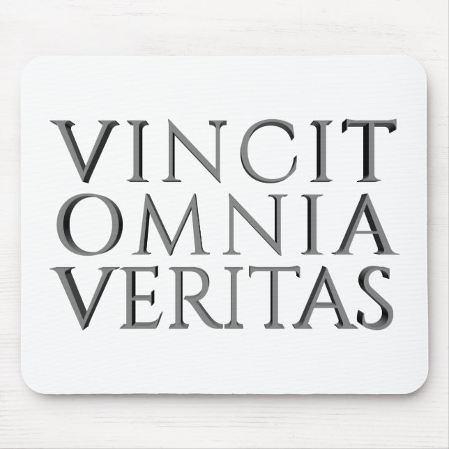 MOUSEPAD VERITAS OMNIA VINCIT SUPORTE DE MOUSE (Frente)