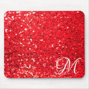 Mousepad Vermelhidão com Monograma Pessoal