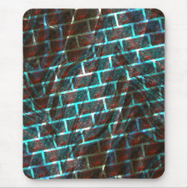 Mousepad Vermelho azul manchado, arranhões, rede ou efeito