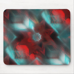 Mousepad Vermelho com arranhões lenhosos sob o estilo de vi