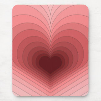 Mousepad Vermelho Cor-de-Rosa Moderno Funky Vermel