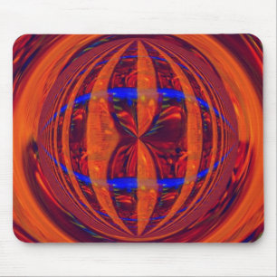 Mousepad vermelho da esfera (horizontal)