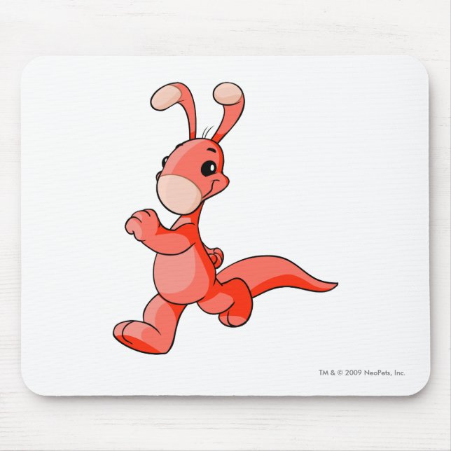 Mousepad Vermelho de Blumaroo (Frente)