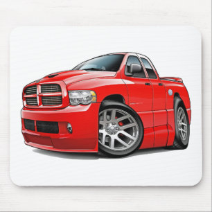 Mousepad Vermelho de Dualcab da ram de Dodge SRT10