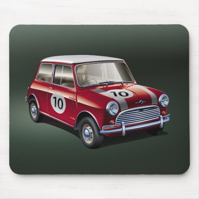 Mousepad Vermelho de MiniCooper S1 (Frente)