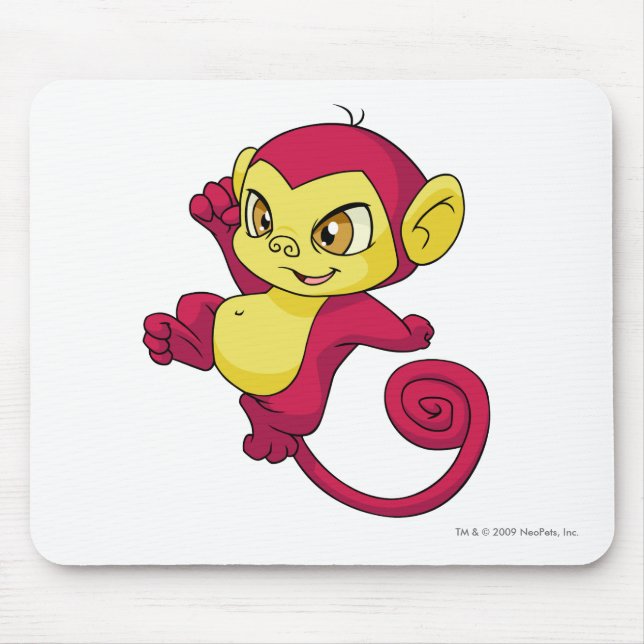 Mousepad Vermelho de Mynci (Frente)