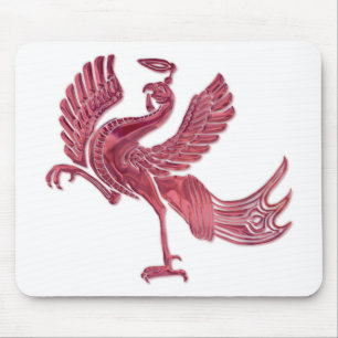 Mousepad Vermelho de pássaro vermelho