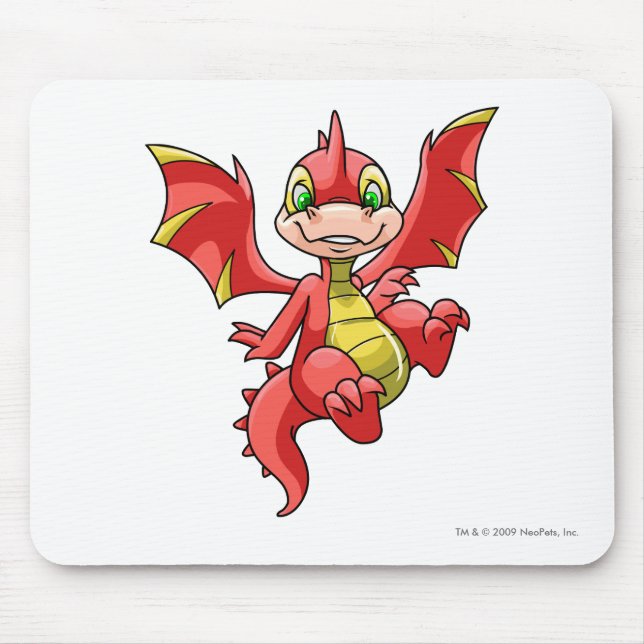 Mousepad Vermelho de Scorchio (Frente)