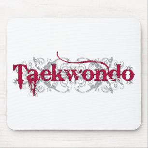 Mousepad Vermelho de Taekwondo