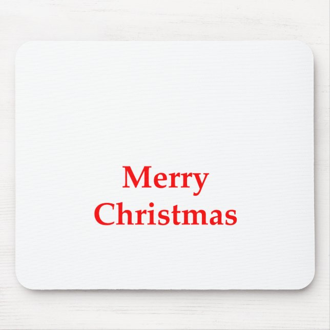 Mousepad Vermelho do Feliz Natal os presentes de Zazzle do  (Frente)