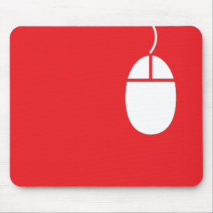 mousepad vermelho do ícone do rato