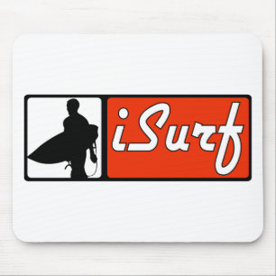 Mousepad vermelho do iSurf