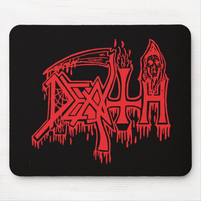 Mousepad vermelho do logotipo da velha escola (Frente)