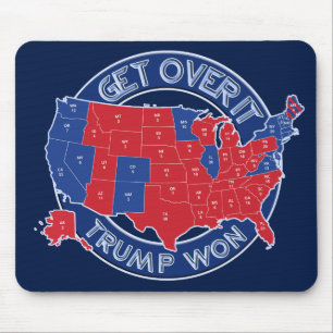 Mousepad Vermelho do presidente Eleger Trunfo Vencimento