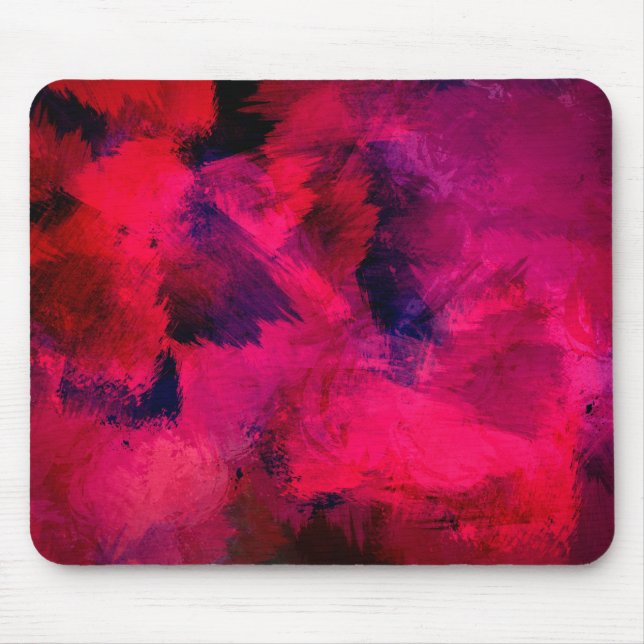 Mousepad Vermelho escuro e roxo - Abstrato (Frente)