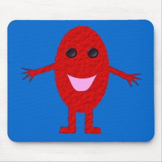 Mousepad Vermelho Feliz